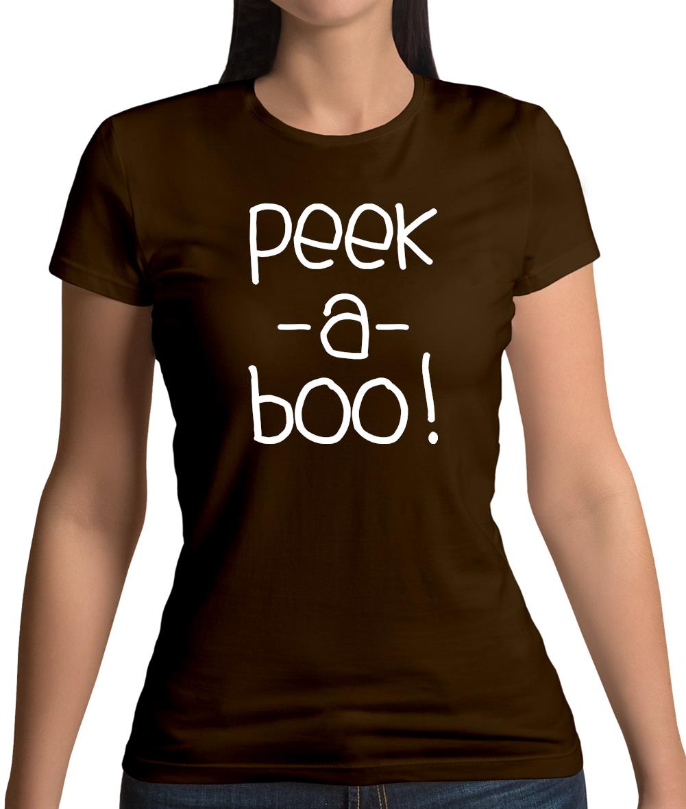 Peek A Boo Womens T-Shirt Peek A Boo Womens T-Shirt
