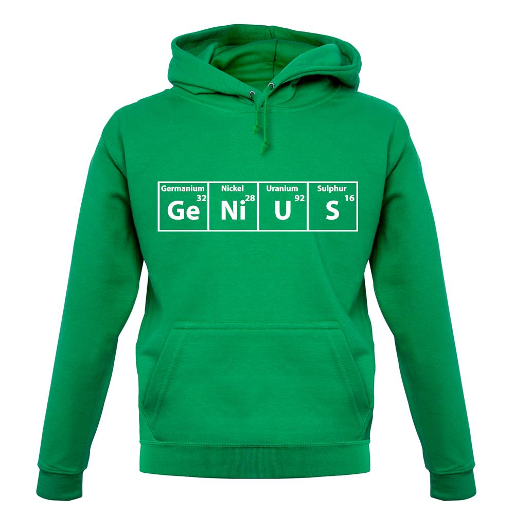 Genius Periodic Table unisex hoodie Genius Periodic Table unisex hoodie