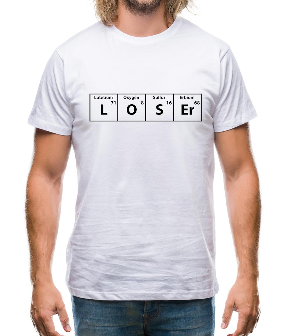 Loser Periodic Table Mens T-Shirt Loser Periodic Table Mens T-Shirt