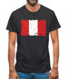 Peru Grunge Style Flag Mens T-Shirt Peru Grunge Style Flag Mens T-Shirt
