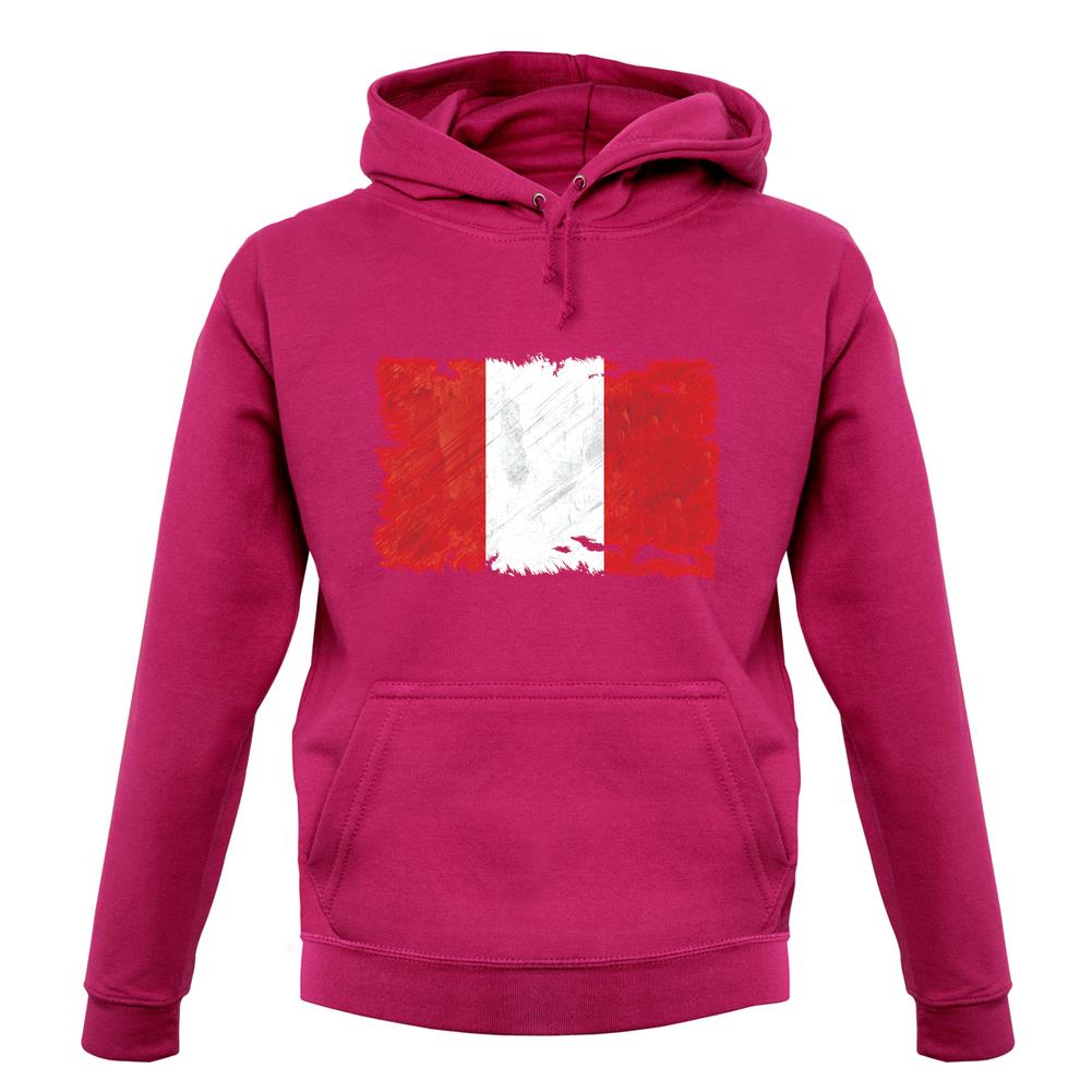 Peru Grunge Style Flag unisex hoodie Peru Grunge Style Flag unisex hoodie