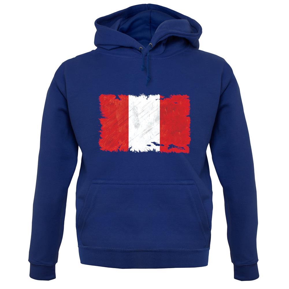 Peru Grunge Style Flag unisex hoodie Peru Grunge Style Flag unisex hoodie