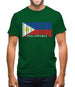 Philippines Barcode Style Flag Mens T-Shirt Philippines Barcode Style Flag Mens T-Shirt
