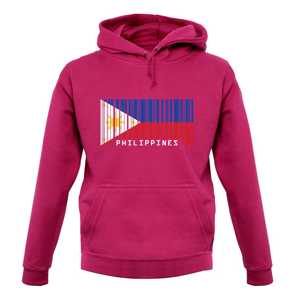 Philippines Barcode Style Flag unisex hoodie Philippines Barcode Style Flag unisex hoodie