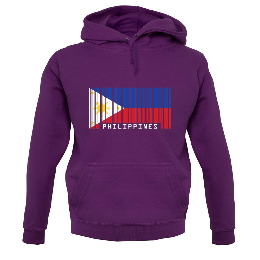 Philippines Barcode Style Flag unisex hoodie Philippines Barcode Style Flag unisex hoodie