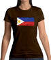 Philippines Grunge Style Flag Womens T-Shirt Philippines Grunge Style Flag Womens T-Shirt