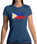 Philippines Grunge Style Flag Womens T-Shirt Philippines Grunge Style Flag Womens T-Shirt
