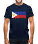 Philippines Grunge Style Flag Mens T-Shirt Philippines Grunge Style Flag Mens T-Shirt