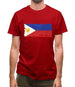 Philippines Grunge Style Flag Mens T-Shirt Philippines Grunge Style Flag Mens T-Shirt