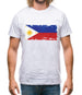 Philippines Grunge Style Flag Mens T-Shirt Philippines Grunge Style Flag Mens T-Shirt