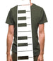 Piano Key Tie Mens T-Shirt Piano Key Tie Mens T-Shirt