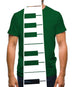 Piano Key Tie Mens T-Shirt Piano Key Tie Mens T-Shirt