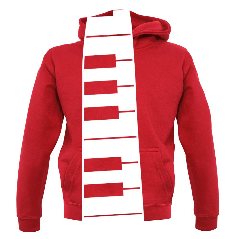 Piano Key Tie unisex hoodie Piano Key Tie unisex hoodie