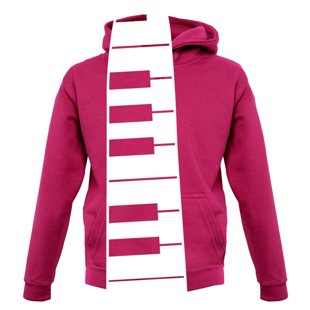 Piano Key Tie unisex hoodie Piano Key Tie unisex hoodie