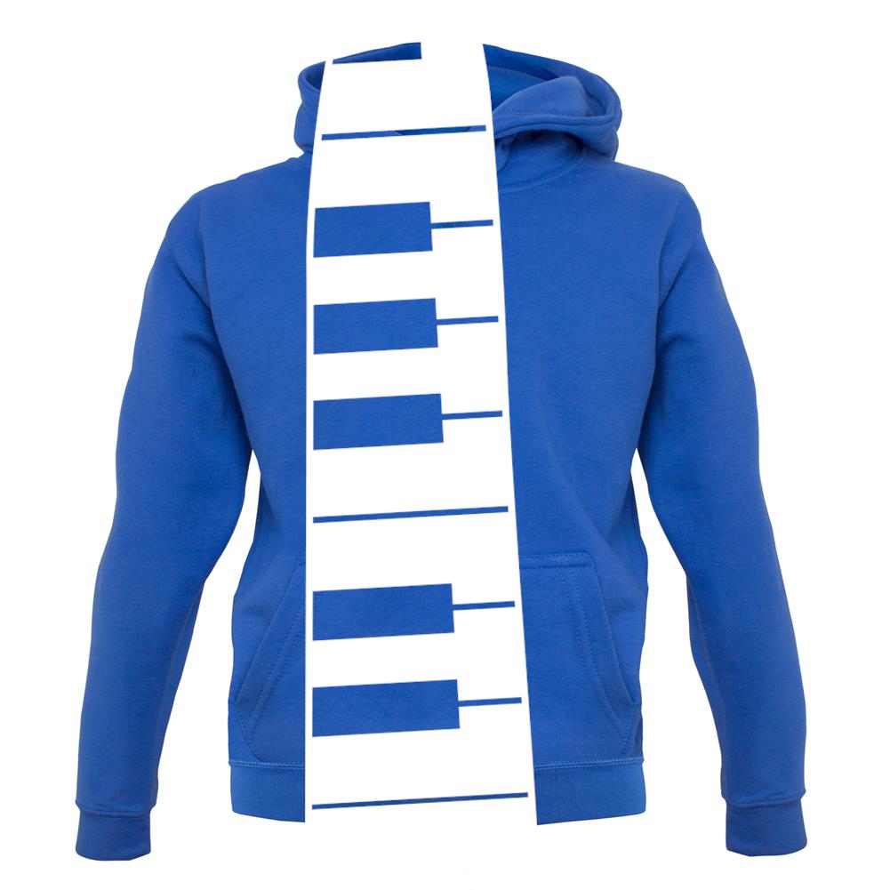 Piano Key Tie unisex hoodie Piano Key Tie unisex hoodie