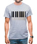 Piano Keys Colour Mens T-Shirt Piano Keys Colour Mens T-Shirt