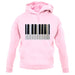 Piano Keys Colour unisex hoodie Piano Keys Colour unisex hoodie