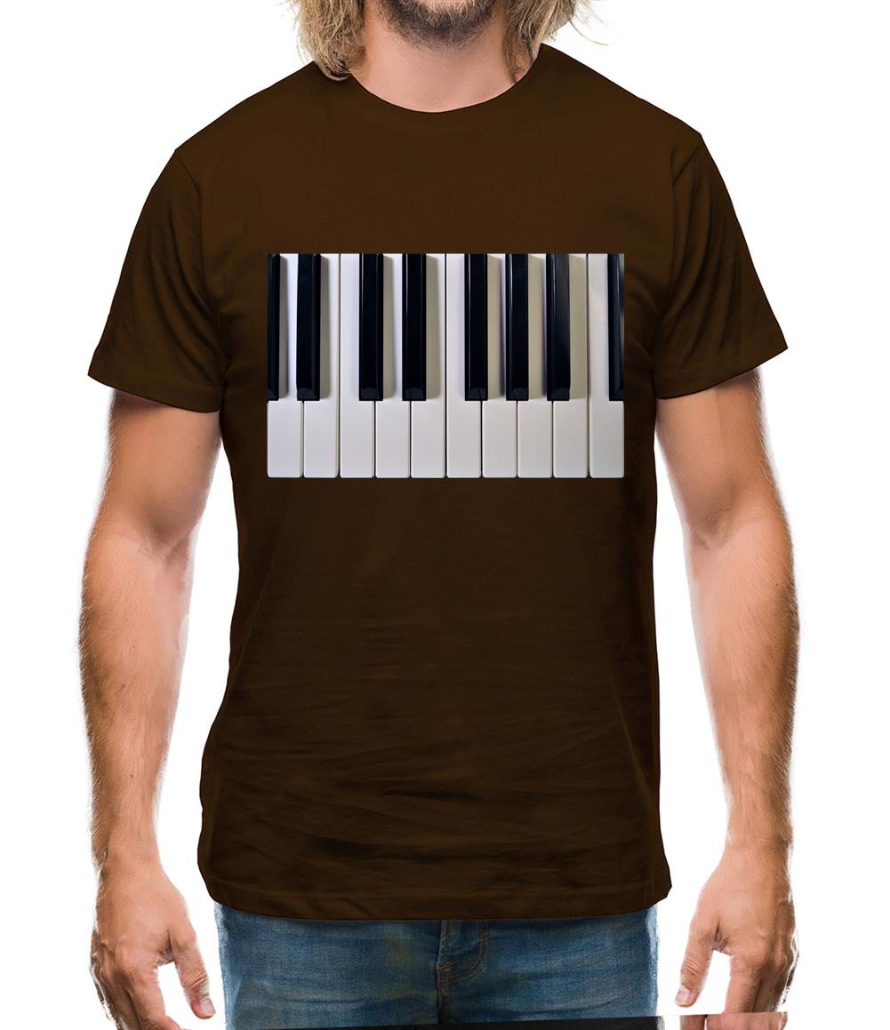 Piano Keys Colour Mens T-Shirt Piano Keys Colour Mens T-Shirt
