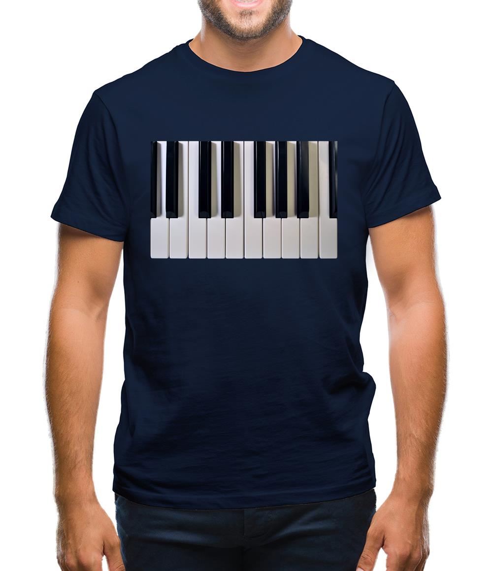 Piano Keys Colour Mens T-Shirt Piano Keys Colour Mens T-Shirt