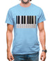 Piano Keys Colour Mens T-Shirt Piano Keys Colour Mens T-Shirt