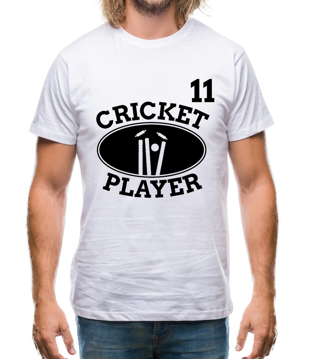 Cricket Player 11 Mens T-Shirt Cricket Player 11 Mens T-Shirt