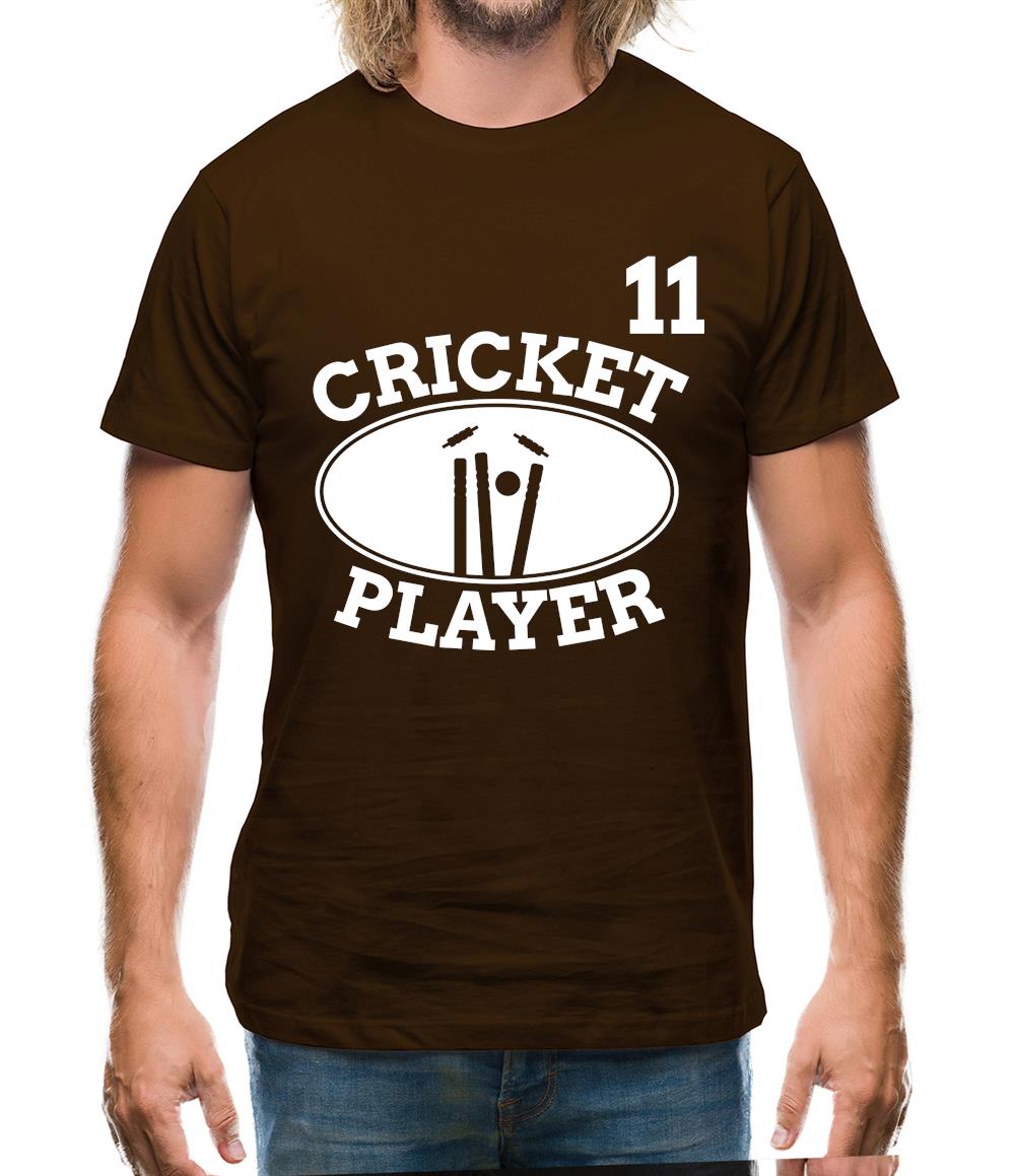 Cricket Player 11 Mens T-Shirt Cricket Player 11 Mens T-Shirt