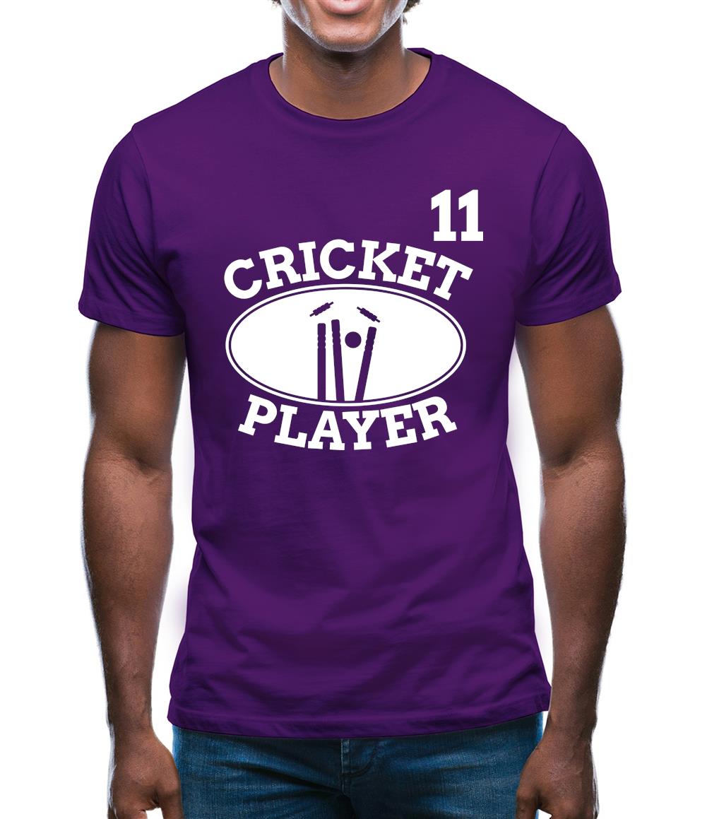 Cricket Player 11 Mens T-Shirt Cricket Player 11 Mens T-Shirt