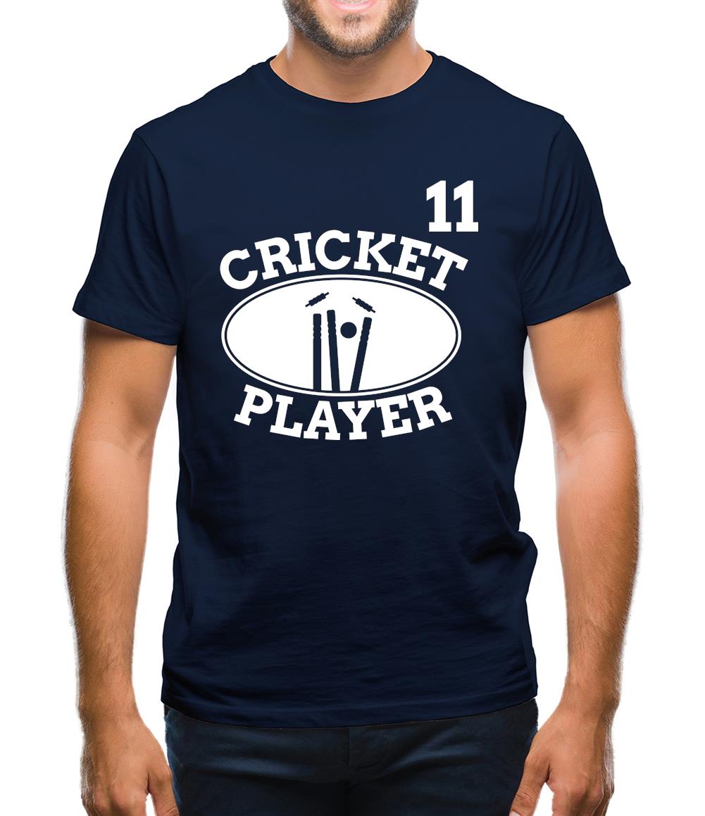 Cricket Player 11 Mens T-Shirt Cricket Player 11 Mens T-Shirt