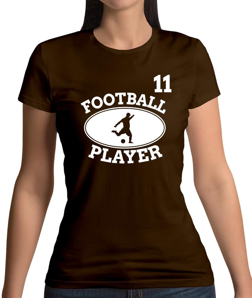Football Player 11 Womens T-Shirt Football Player 11 Womens T-Shirt