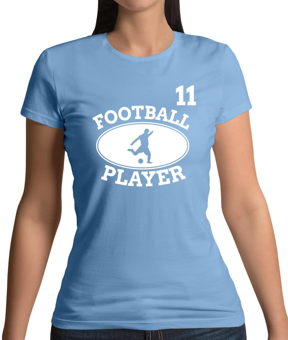 Football Player 11 Womens T-Shirt Football Player 11 Womens T-Shirt