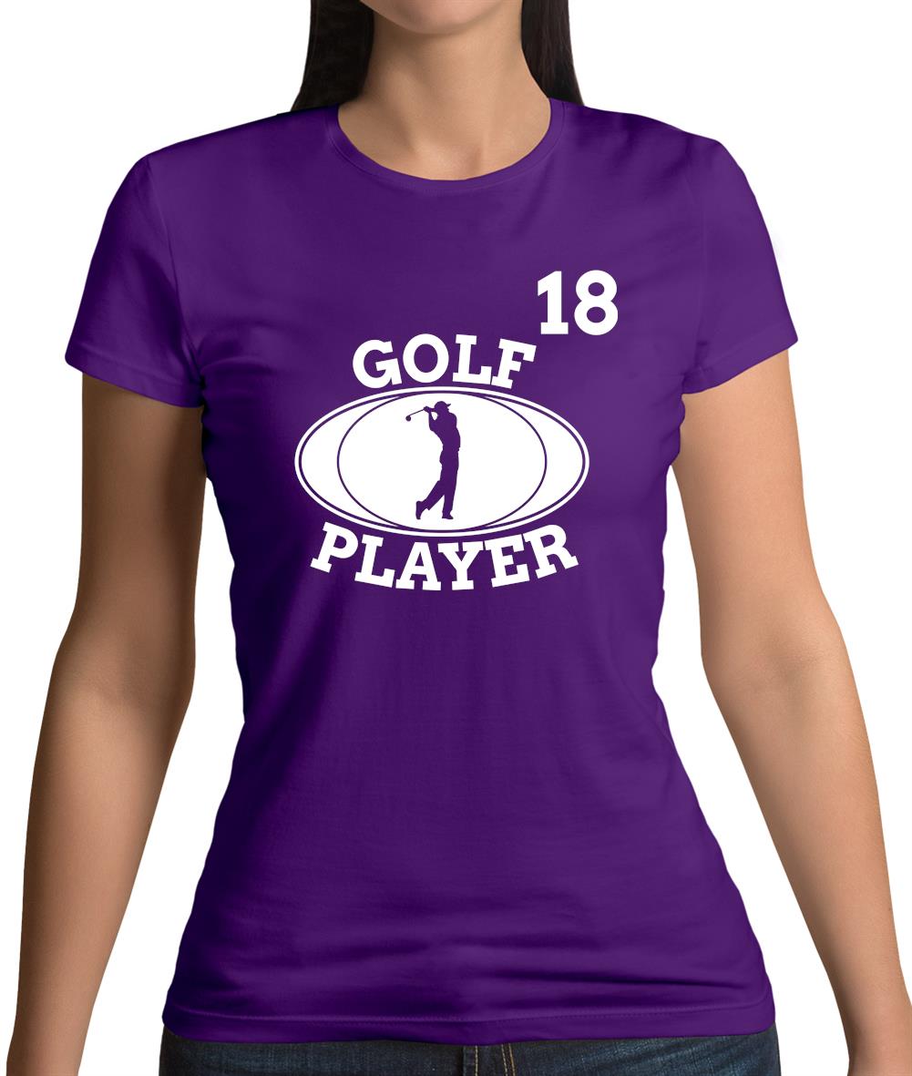 Golf Player 18 Womens T-Shirt Golf Player 18 Womens T-Shirt
