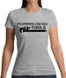 Plumbers Use Big Tools Womens T-Shirt Plumbers Use Big Tools Womens T-Shirt