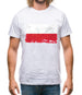Poland Grunge Style Flag Mens T-Shirt Poland Grunge Style Flag Mens T-Shirt