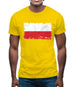 Poland Grunge Style Flag Mens T-Shirt Poland Grunge Style Flag Mens T-Shirt