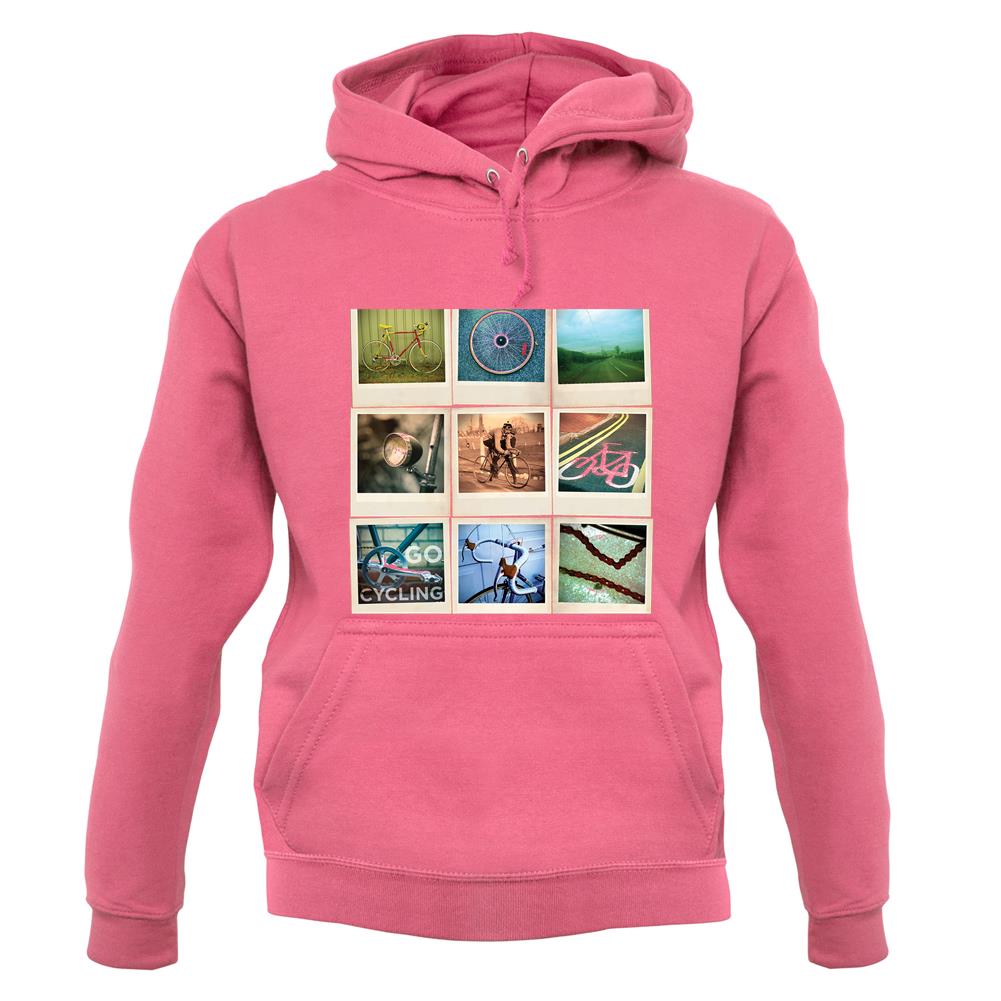 Go Cycling Photo Collage unisex hoodie Go Cycling Photo Collage unisex hoodie