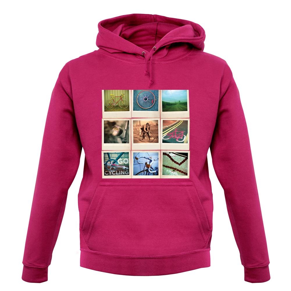 Go Cycling Photo Collage unisex hoodie Go Cycling Photo Collage unisex hoodie