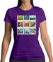 Go Cycling Photo Collage Womens T-Shirt Go Cycling Photo Collage Womens T-Shirt