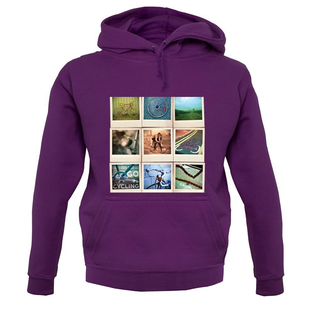 Go Cycling Photo Collage unisex hoodie Go Cycling Photo Collage unisex hoodie