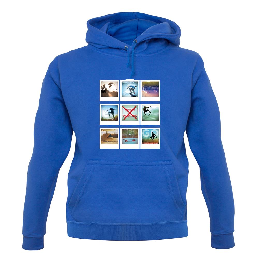 Go Skateboarding Photo Collage unisex hoodie Go Skateboarding Photo Collage unisex hoodie