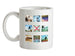 Go Skateboarding Photo Collage Ceramic Mug Go Skateboarding Photo Collage Ceramic Mug