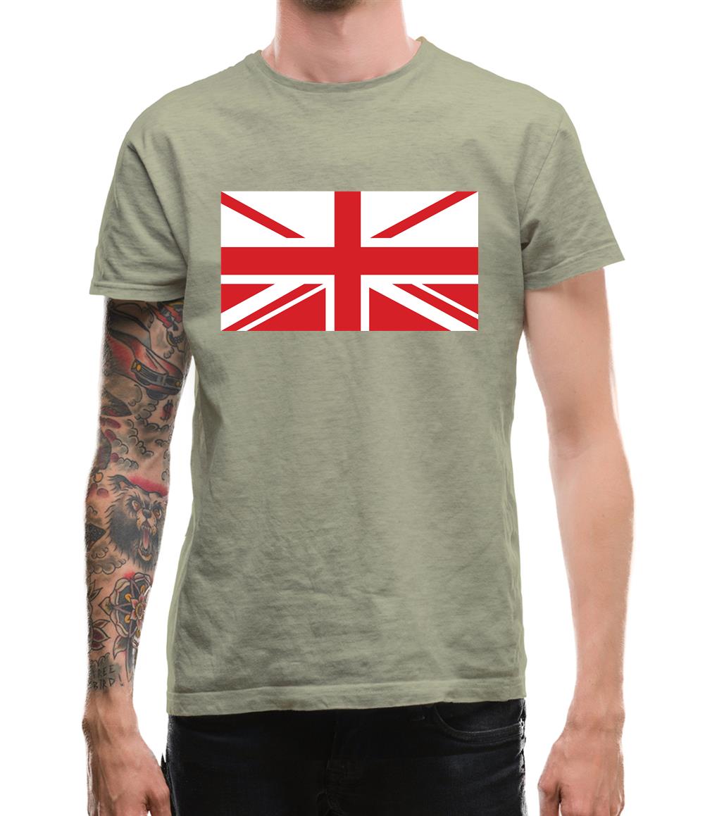 Poland Union Jack Mens T-Shirt Poland Union Jack Mens T-Shirt