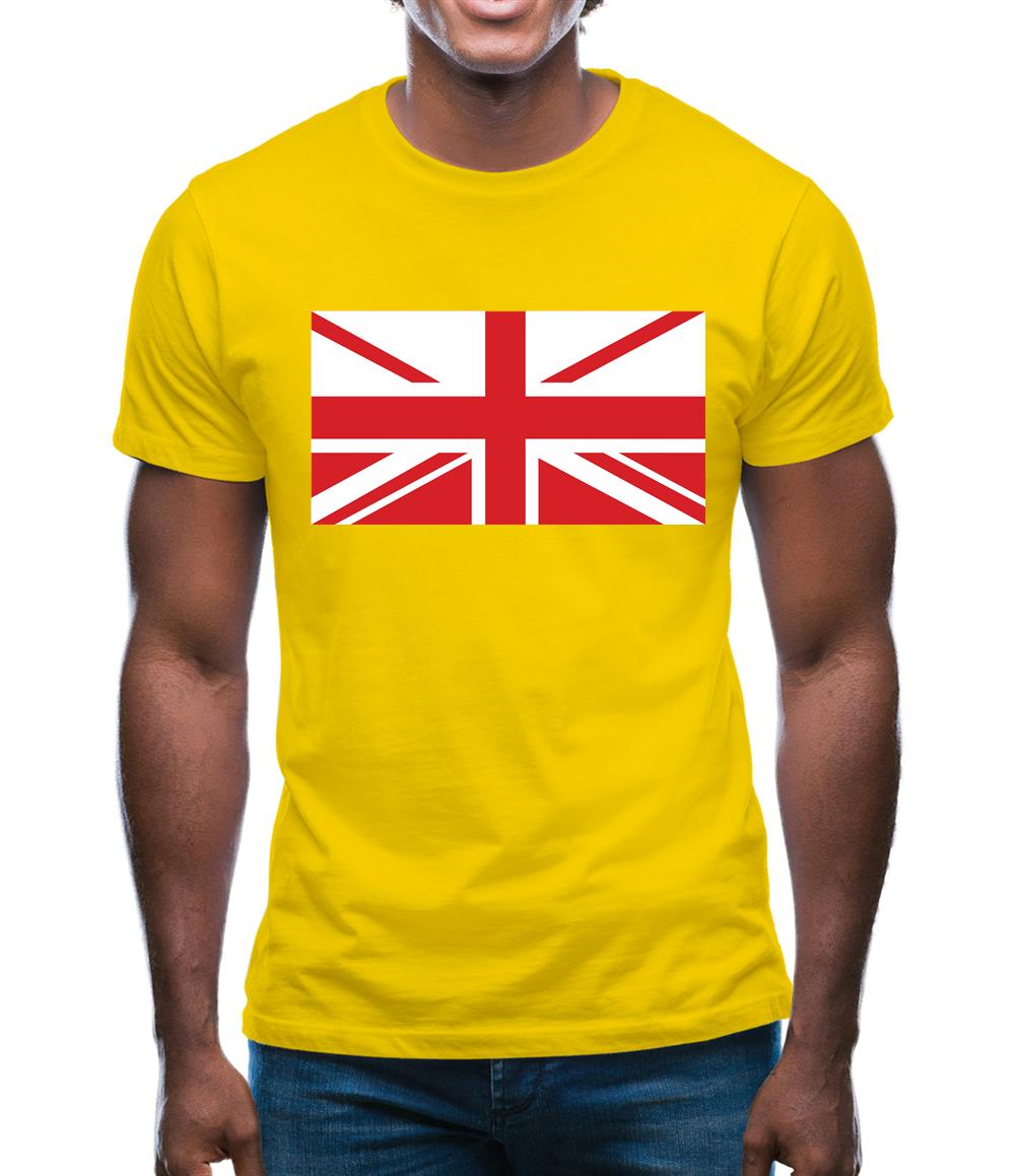 Poland Union Jack Mens T-Shirt Poland Union Jack Mens T-Shirt