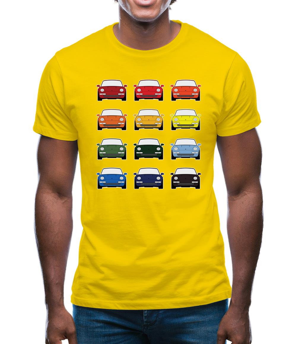Porsche 993 Colour Swatch Mens T-Shirt Porsche 993 Colour Swatch Mens T-Shirt