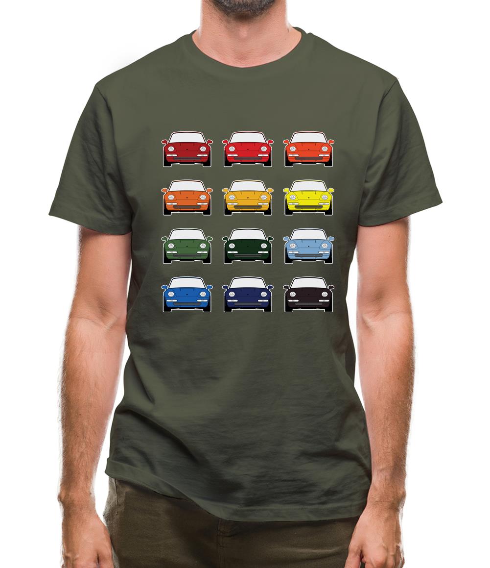 Porsche 993 Colour Swatch Mens T-Shirt Porsche 993 Colour Swatch Mens T-Shirt