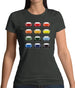 Porsche 993 Colour Swatch Womens T-Shirt Porsche 993 Colour Swatch Womens T-Shirt