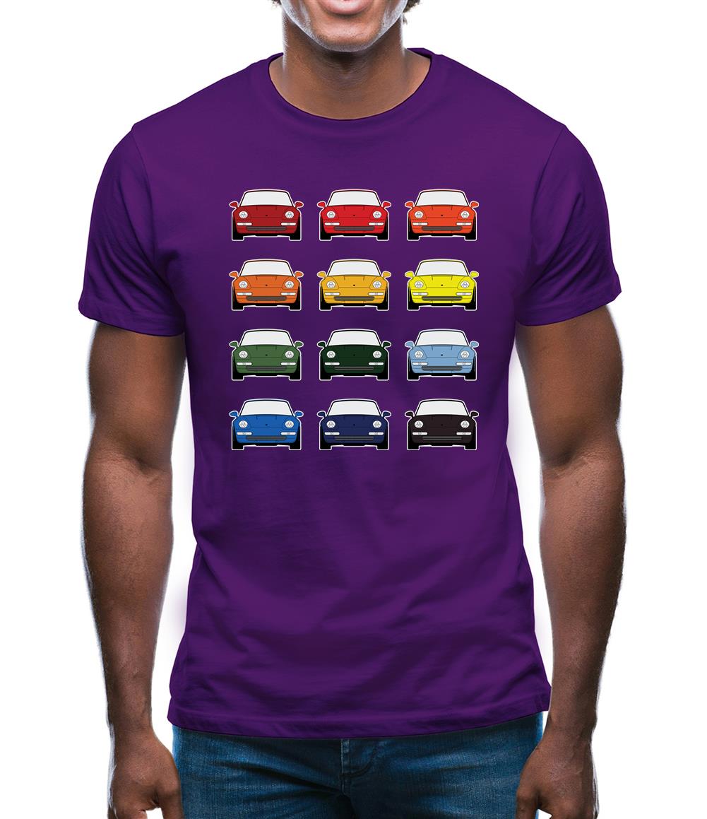 Porsche 993 Colour Swatch Mens T-Shirt Porsche 993 Colour Swatch Mens T-Shirt