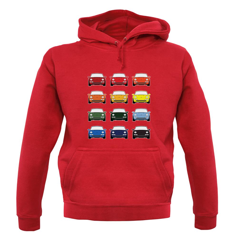 Porsche 993 Colour Swatch unisex hoodie Porsche 993 Colour Swatch unisex hoodie