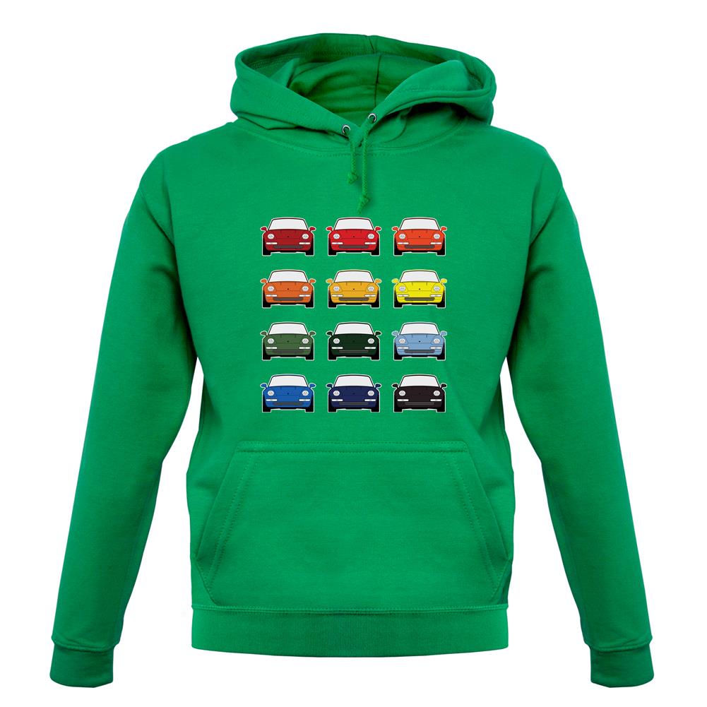 Porsche 993 Colour Swatch unisex hoodie Porsche 993 Colour Swatch unisex hoodie