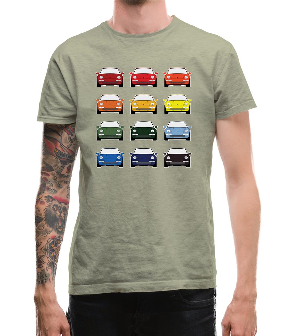 Porsche 993 Colour Swatch Mens T-Shirt Porsche 993 Colour Swatch Mens T-Shirt