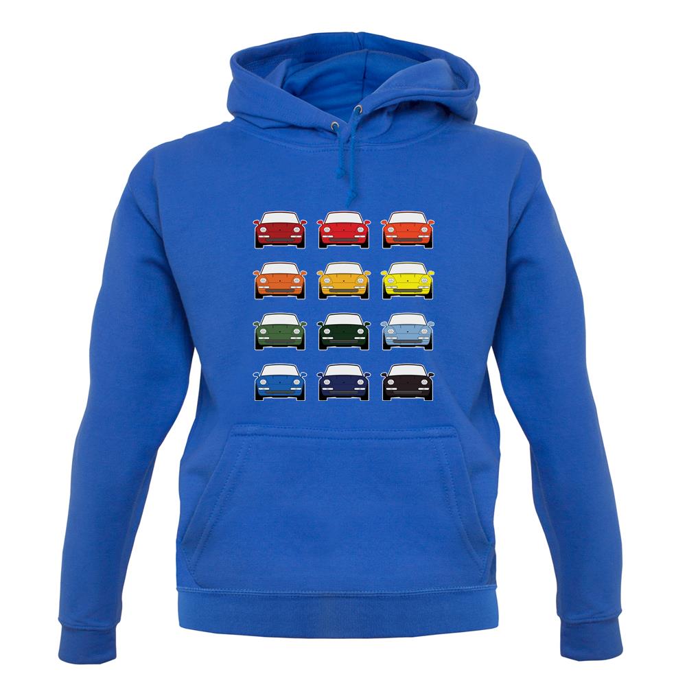 Porsche 993 Colour Swatch unisex hoodie Porsche 993 Colour Swatch unisex hoodie